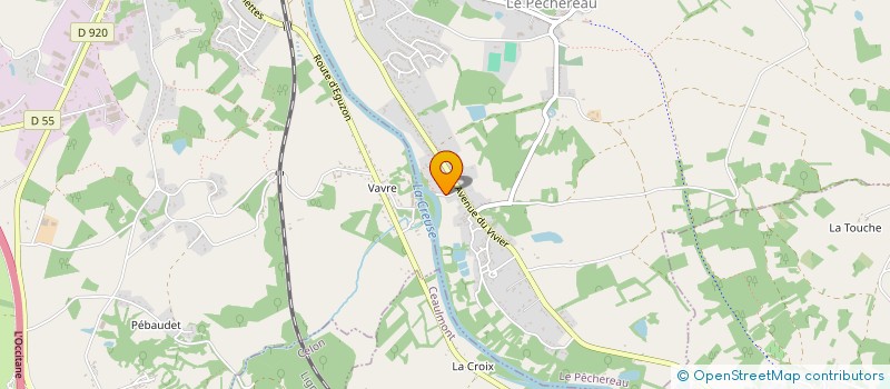 localisation de l'entreprise MADAME VALERIE DUPUIS à LE PECHEREAU