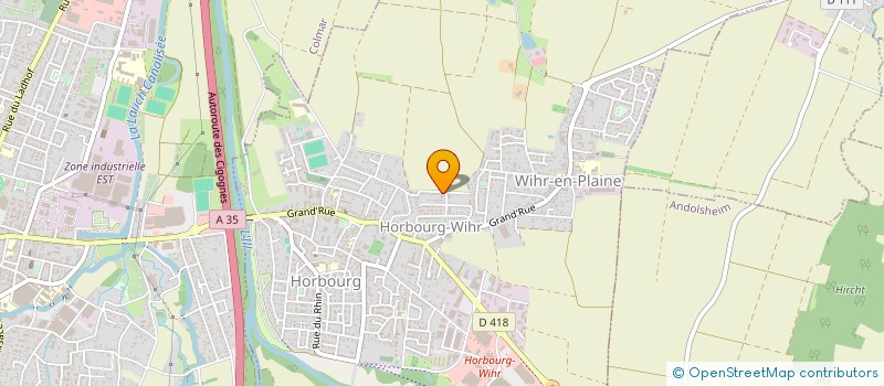 localisation de l'entreprise MADAME VALERIE DUPUIS  HORBOURG-WIHR
