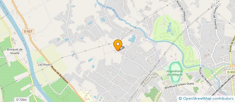 localisation de l'entreprise MADAME VALERIE DUQUENOIS  MONTAUBAN