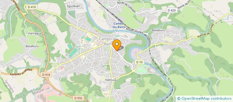 localisation de l'entreprise MADAME VALERIE DURAND à CAMBO-LES-BAINS