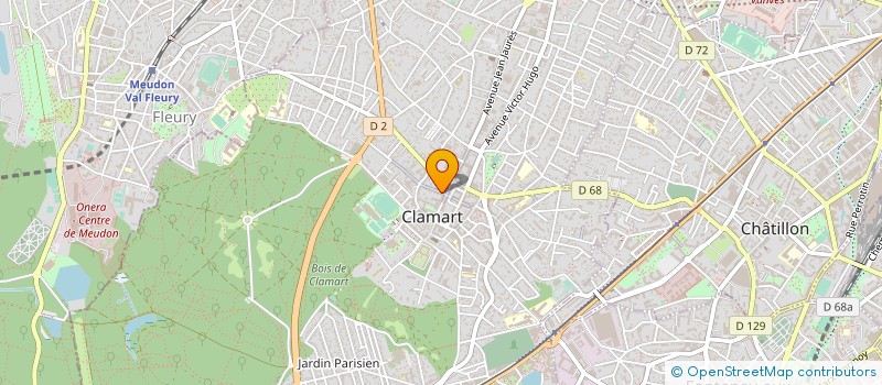localisation de l'entreprise MADAME VALERIE DURAND à CLAMART