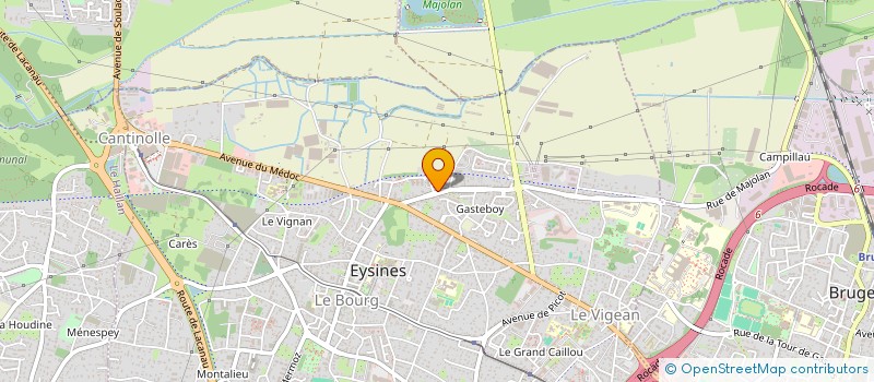 localisation de l'entreprise MADAME VALERIE DUTOUR  EYSINES