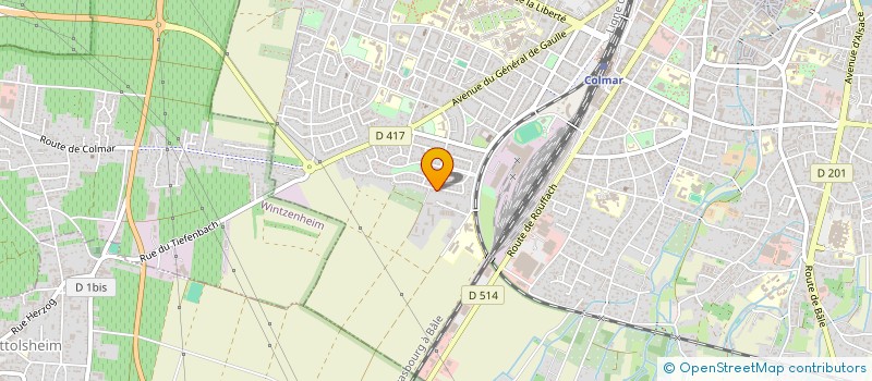 localisation de l'entreprise MADAME VALERIE EDENWALD  COLMAR