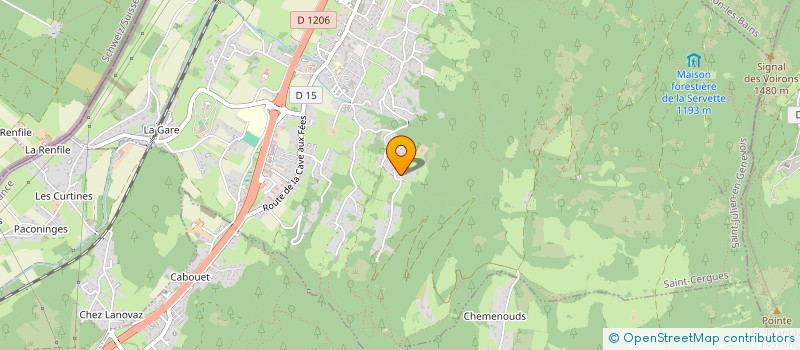 localisation de l'entreprise MADAME VALERIE ELIE  SAINT-CERGUES