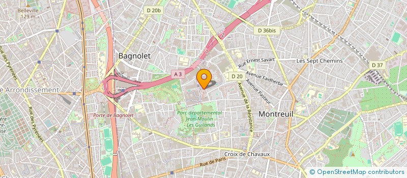 localisation de l'entreprise MADAME VALERIE EMILE à MONTREUIL