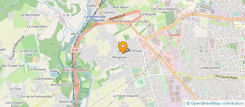 localisation de l'entreprise MADAME VALERIE EPINAT  SAINT-CYR-SUR-LOIRE