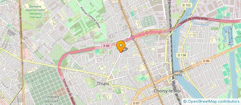 localisation de l'entreprise MADAME VALERIE EPOUDRY à THIAIS