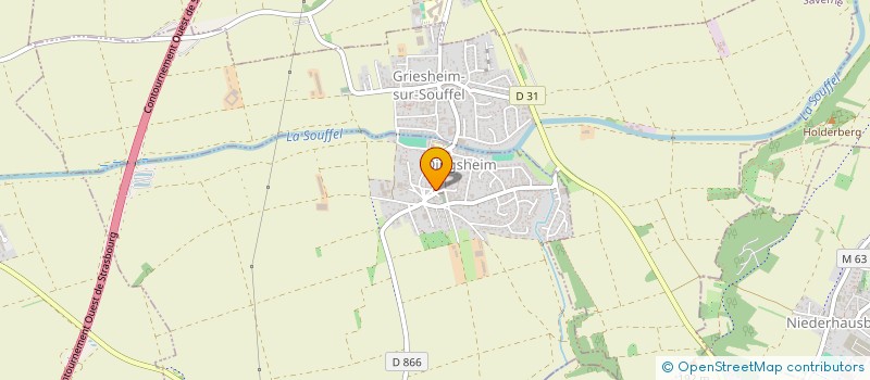 localisation de l'entreprise MADAME VALERIE ERNST  DINGSHEIM