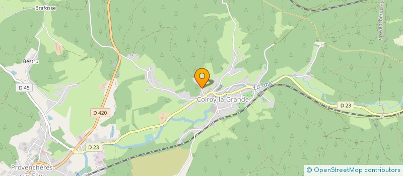 localisation de l'entreprise MADAME VALERIE ESCH  PROVENCHERES-ET-COLROY