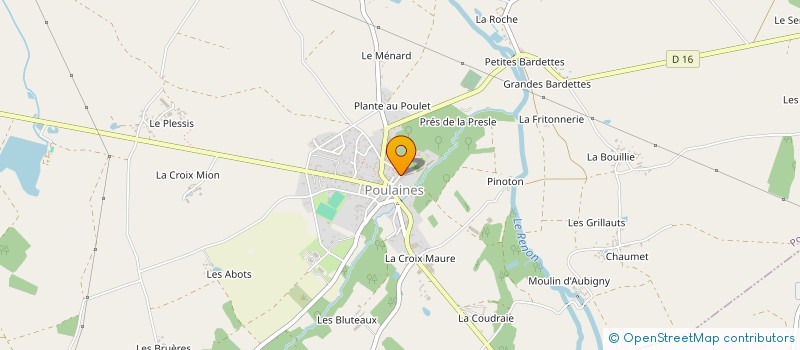 localisation de l'entreprise MADAME VALERIE ESNAULT à POULAINES