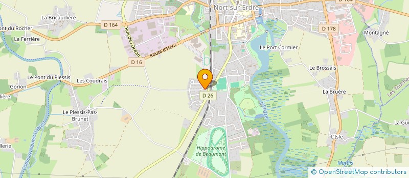 localisation de l'entreprise MADAME VALERIE ESNEAULT  NORT-SUR-ERDRE