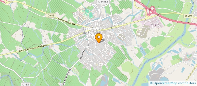 localisation de l'entreprise MADAME VALERIE ESTEBAN  SAINT-ANDRE-DE-SANGONIS