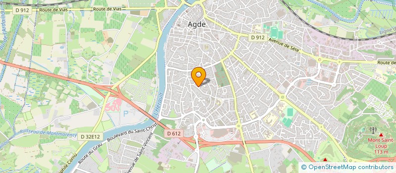 localisation de l'entreprise MADAME VALERIE ESTOURNET  AGDE