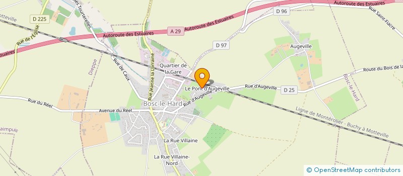 localisation de l'entreprise MADAME VALERIE ETIENNE  BOSC-LE-HARD