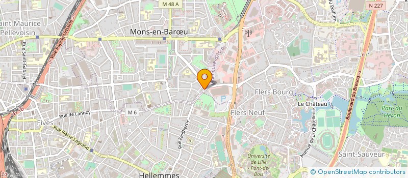 localisation de l'entreprise MADAME VALERIE EVAIN  MONS-EN-BARUL