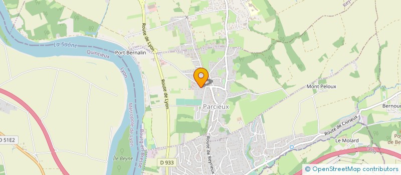 localisation de l'entreprise MADAME VALERIE FABIEN  PARCIEUX