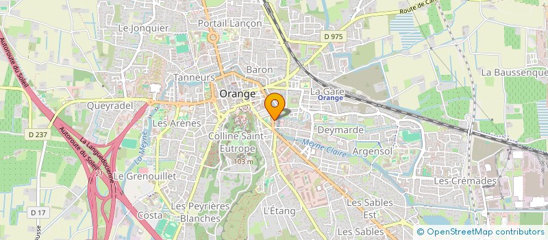 localisation de l'entreprise MADAME VALERIE FALCOZ  ORANGE