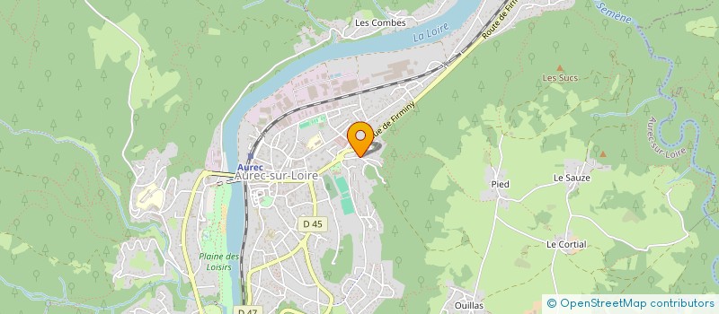 localisation de l'entreprise MADAME VALERIE FARISON à AUREC-SUR-LOIRE