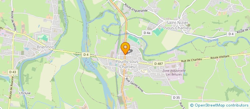 localisation de l'entreprise MADAME VALERIE FARJOT  POUILLY-SOUS-CHARLIEU