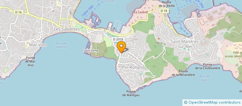 localisation de l'entreprise MADAME VALERIE FARNOCHIA à SAINT-MANDRIER-SUR-MER