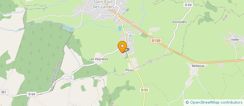 localisation de l'entreprise MADAME VALERIE FAUBLADIER à SAINT-PAUL-DES-LANDES