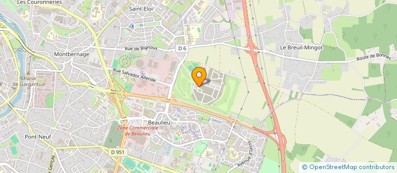 localisation de l'entreprise MADAME VALERIE FAUCHER  POITIERS