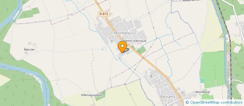 localisation de l'entreprise MADAME VALERIE FAURE  MONBEQUI