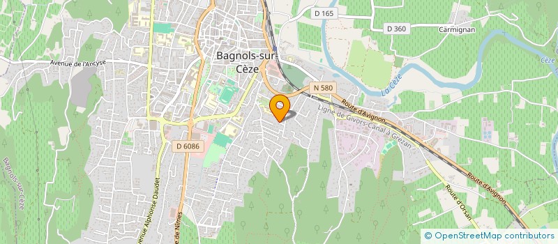 localisation de l'entreprise MADAME VALERIE FAURE à BAGNOLS-SUR-CEZE