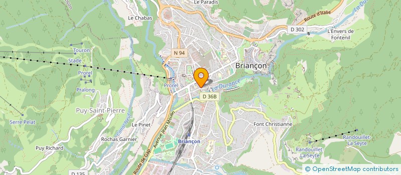localisation de l'entreprise MADAME VALERIE FAURE-BRAC à BRIANCON
