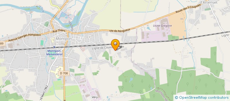 localisation de l'entreprise MADAME VALERIE FAURIE  SAINT-BARTHELEMY-DE-BELLEGARDE