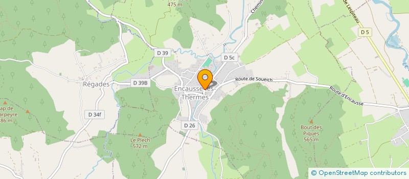 localisation de l'entreprise MADAME VALERIE FAUVEAU  SENGOUAGNET