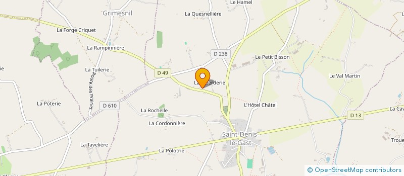 localisation de l'entreprise MADAME VALERIE FAVRAY  SAINT-DENIS-LE-GAST