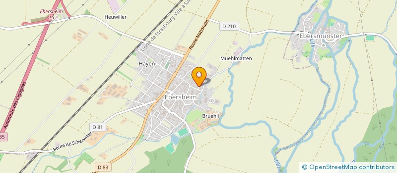 localisation de l'entreprise MADAME VALERIE FEKA  COLMAR