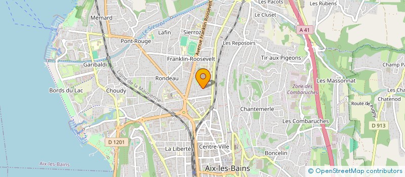 localisation de l'entreprise MADAME VALERIE FENOT à AIX-LES-BAINS