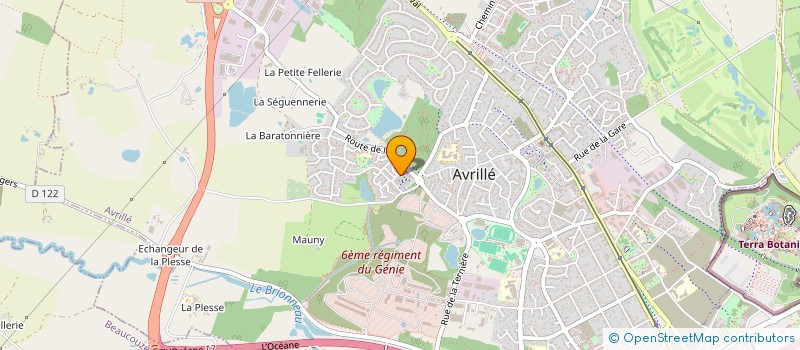 localisation de l'entreprise MADAME VALERIE FERCHAUD à AVRILLE