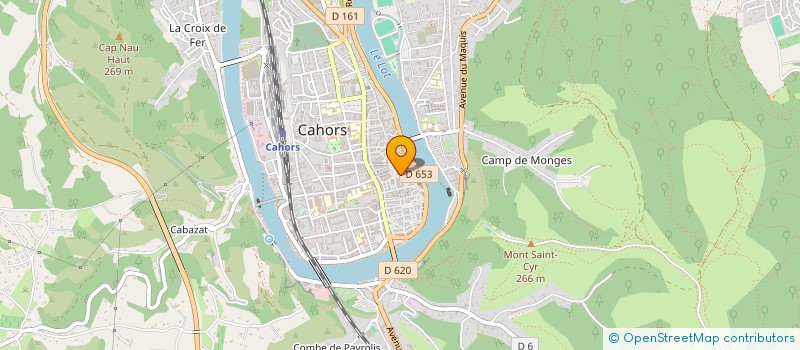 localisation de l'entreprise MADAME VALERIE FERNANDEZ  CAHORS