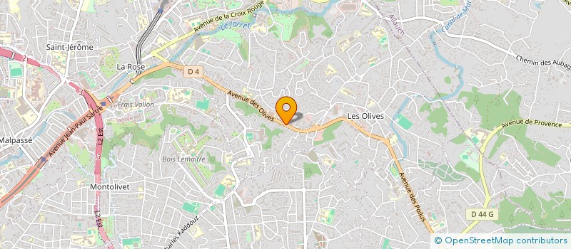 localisation de l'entreprise MADAME VALERIE FEUILLEBOIS à MARSEILLE