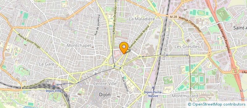 localisation de l'entreprise MADAME VALERIE FEVRE à DIJON