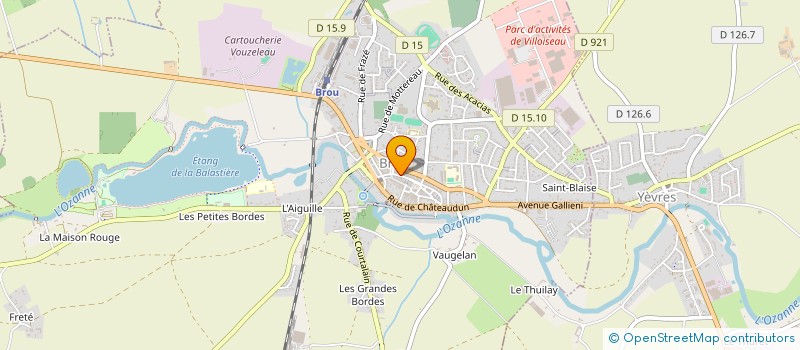 localisation de l'entreprise MADAME VALERIE FEZARD à BROU