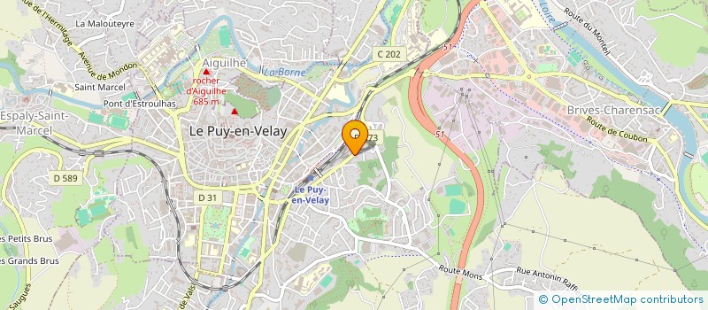 localisation de l'entreprise MADAME VALERIE FIALON  LE PUY-EN-VELAY