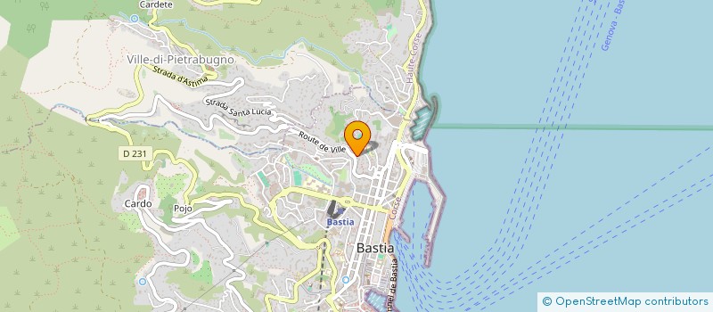 localisation de l'entreprise MADAME VALERIE FILIPPI à BASTIA