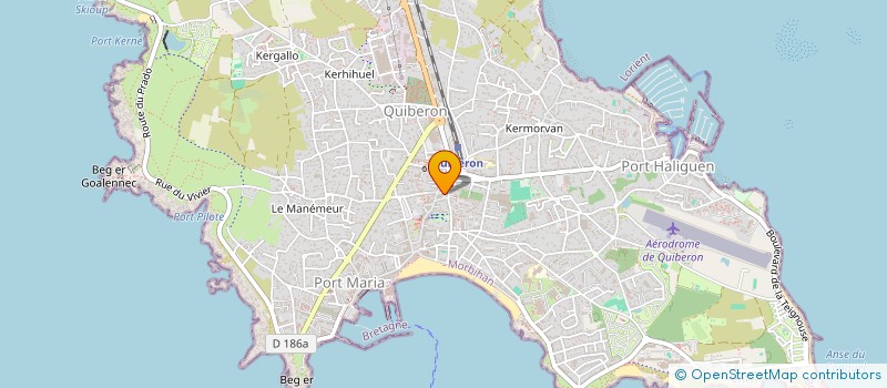 localisation de l'entreprise MADAME VALERIE FIOCCA à QUIBERON