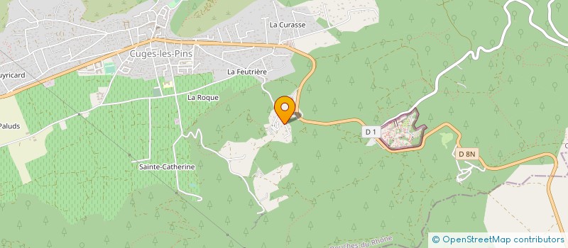 localisation de l'entreprise MADAME VALERIE FLAK  CUGES-LES-PINS