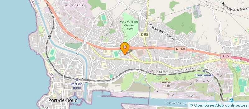 localisation de l'entreprise MADAME VALERIE FLAMENT  PORT DE BOUC