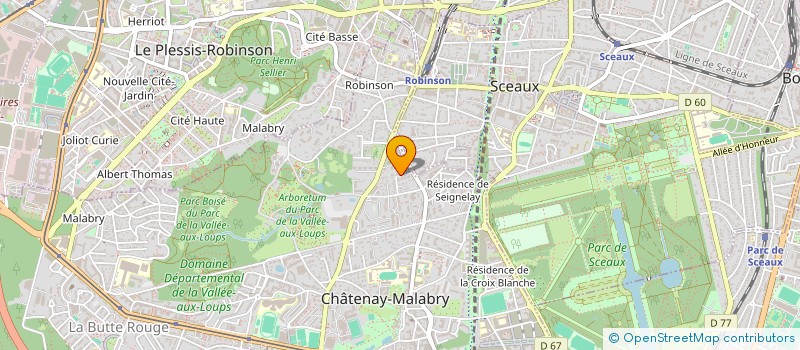 localisation de l'entreprise MADAME VALERIE FLORIN  CHATENAY-MALABRY