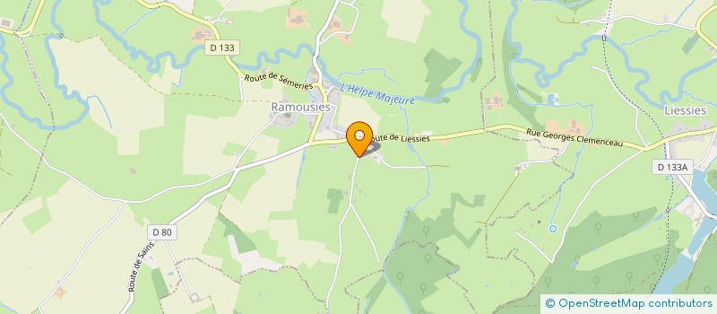 localisation de l'entreprise MADAME VALERIE FONCHY  RAMOUSIES