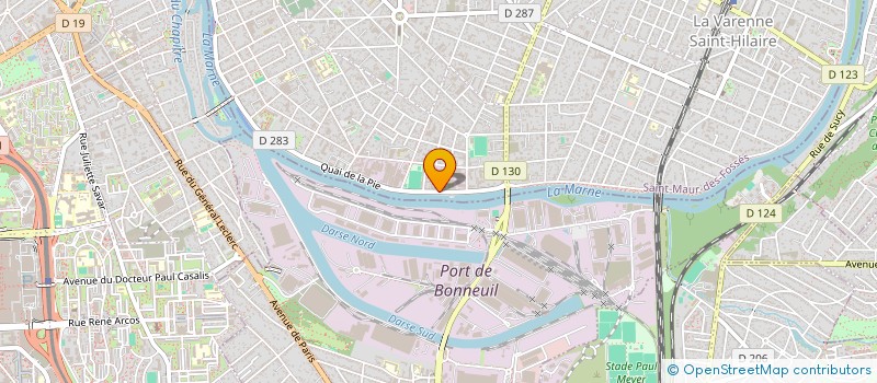 localisation de l'entreprise MADAME VALERIE FONSECA RODRIGUES  SAINT-MAUR-DES-FOSSES