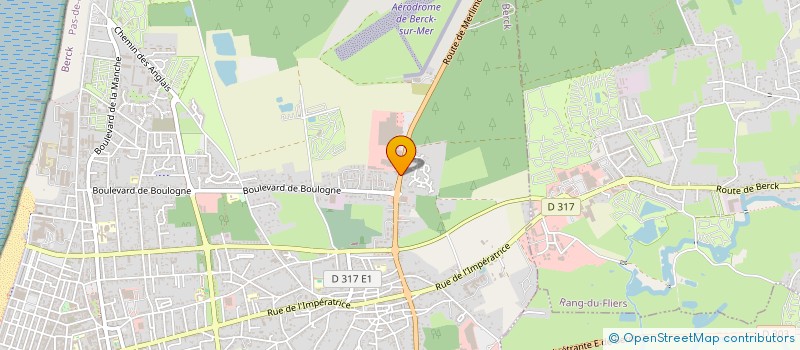 localisation de l'entreprise MADAME VALERIE FONTAINE  BERCK