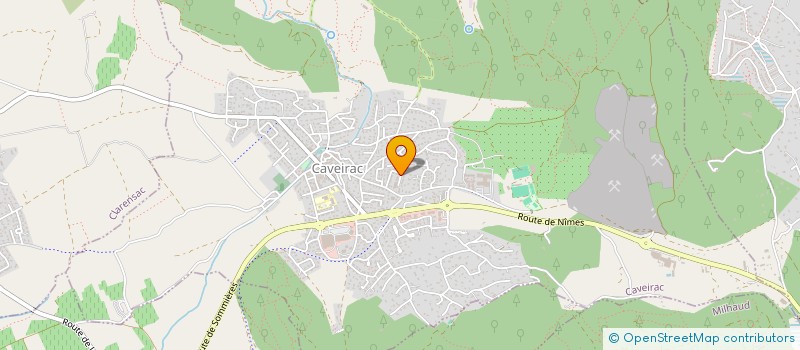 localisation de l'entreprise MADAME VALERIE FORCADETTE  CAVEIRAC