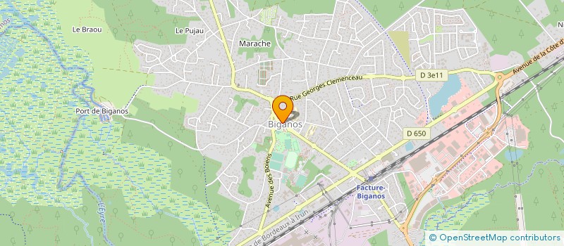 localisation de l'entreprise MADAME VALERIE FORMENT  BIGANOS